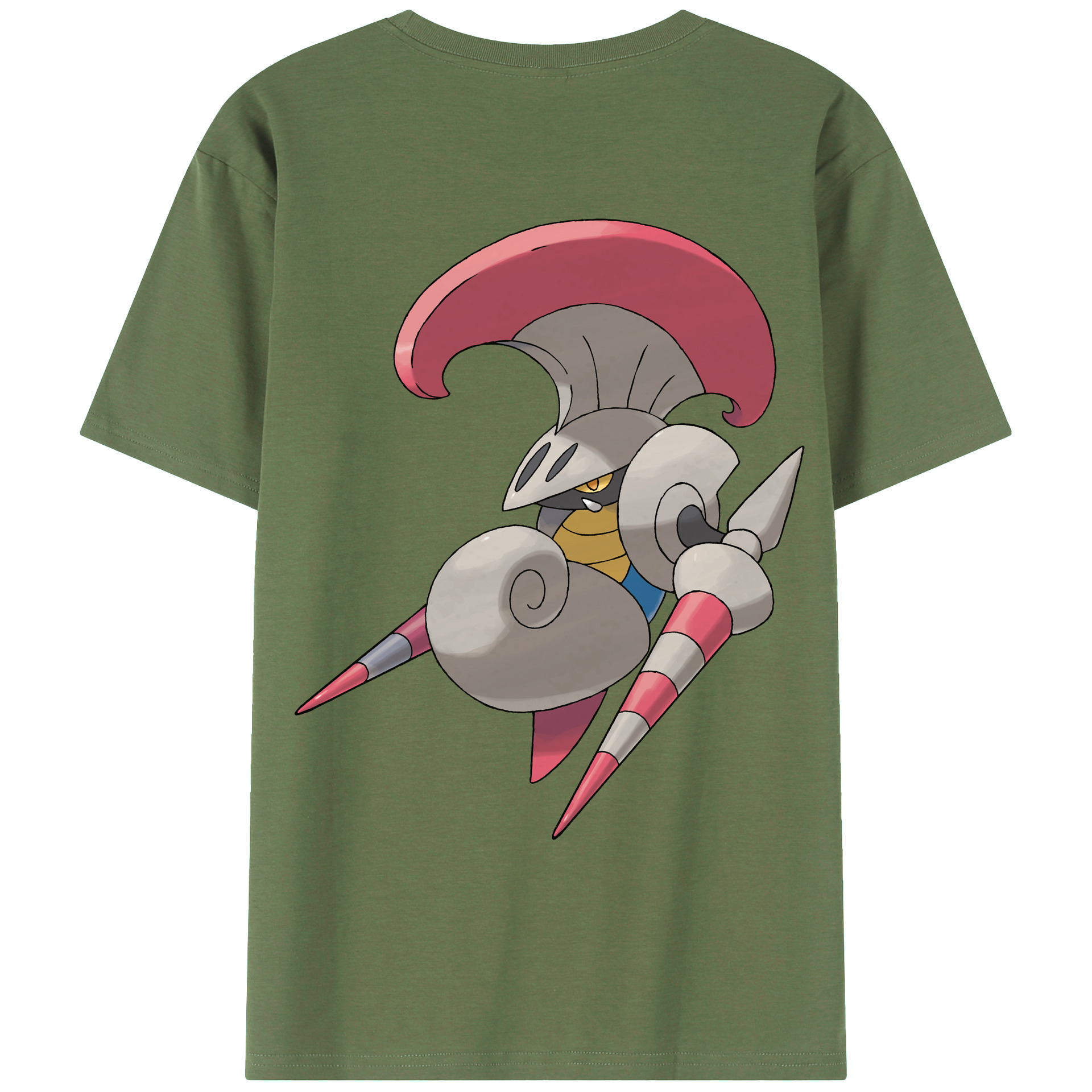 （画像用） ポケットモンスター Pokémon 綿100％ メンズ半袖Tシャツ（バックプリント） 通気性